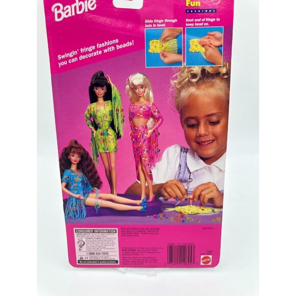 1994 Vintage Mattel Barbie Bead Fun Fashions Choose Bead Colors NRFB 12627 - Picture 2 of 3